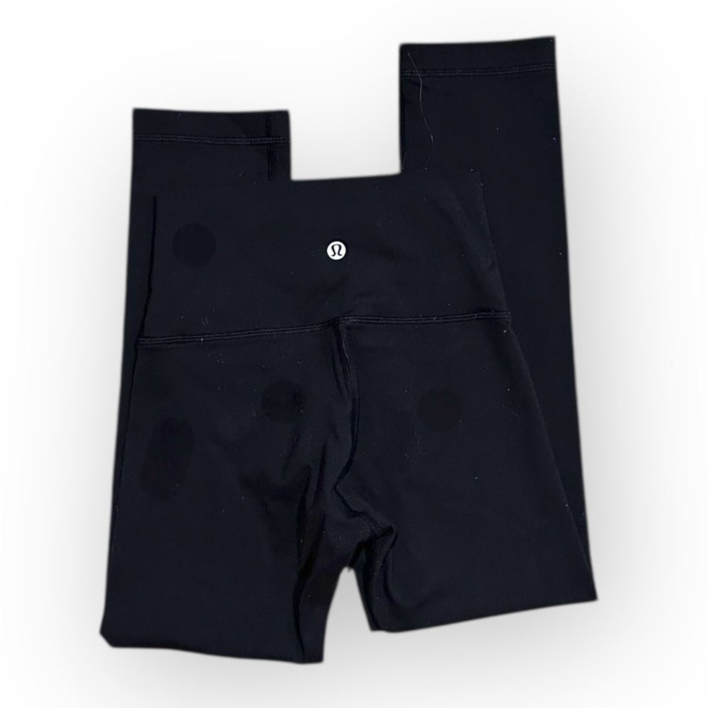 Lululemon Black High Rise Wunder Under Leggings in Luon